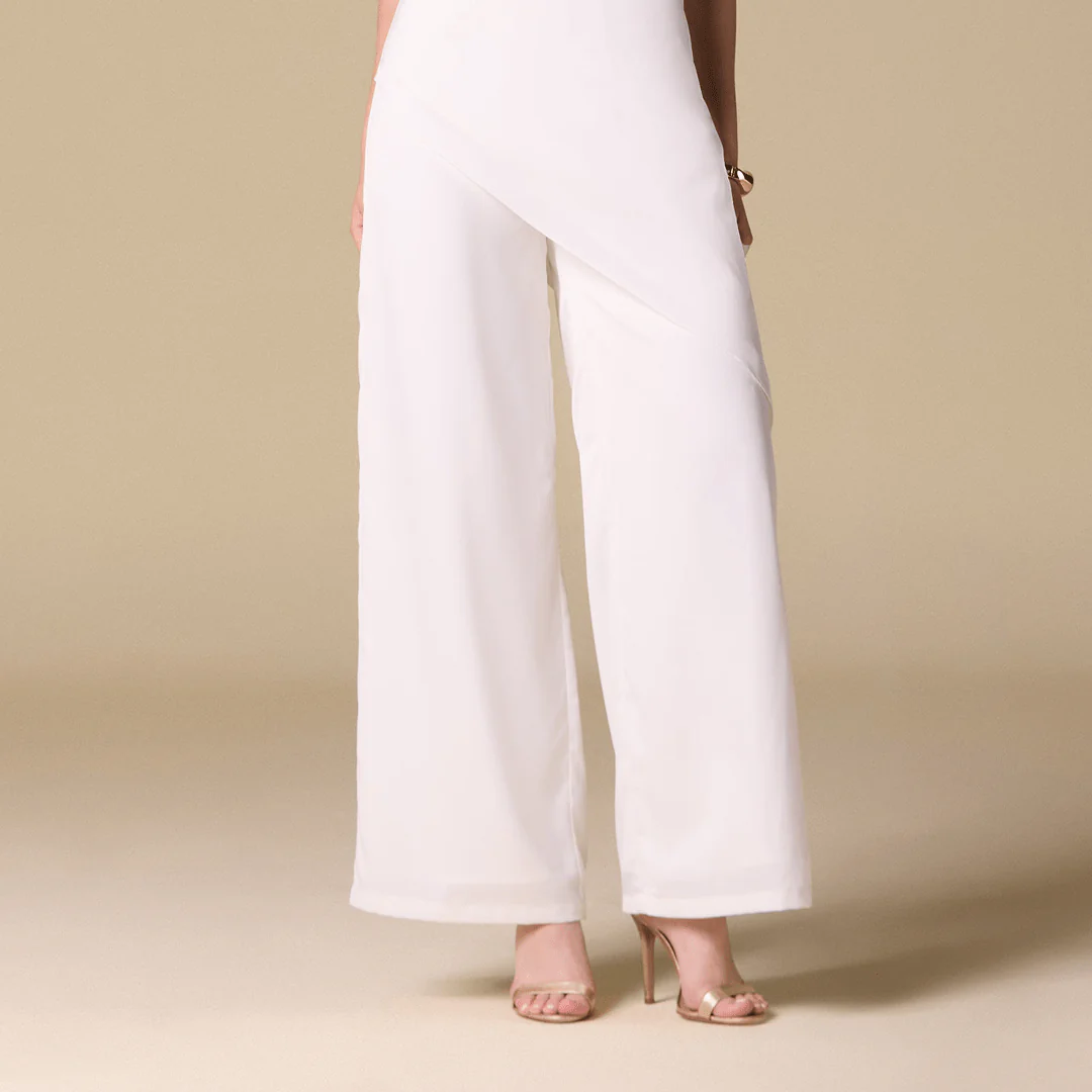 Wide Leg Satin Pants